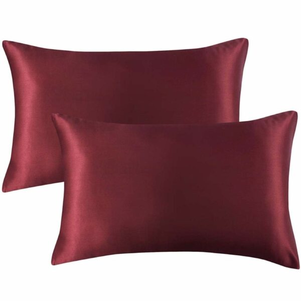 buy red satin pillowcase